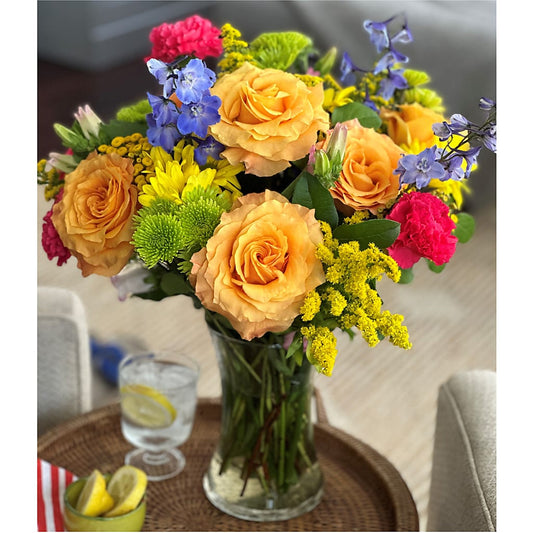 Bold & Bright – A Florist Original – HOMETOWN TREASURES FLORAL & GIFTS, Morris OK