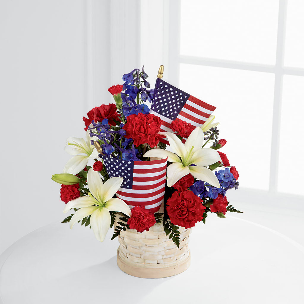 American Glory Bouquet – HOMETOWN TREASURES FLORAL & GIFTS, Morris OK