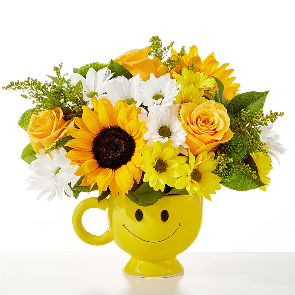 Be Happy Bouquet – HOMETOWN TREASURES FLORAL & GIFTS, Morris OK
