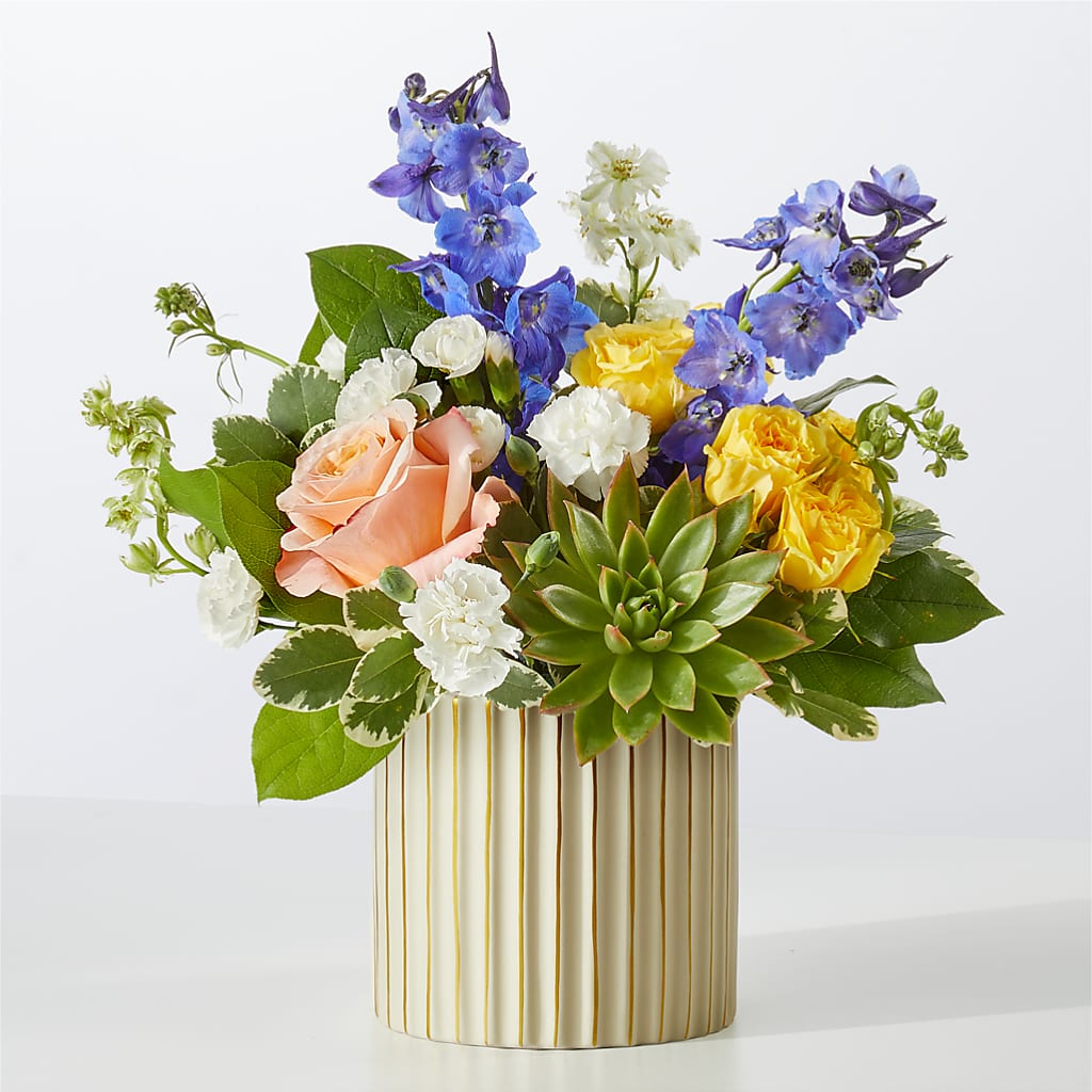 Cobalt Reverie Bouquet – HOMETOWN TREASURES FLORAL & GIFTS, Morris OK