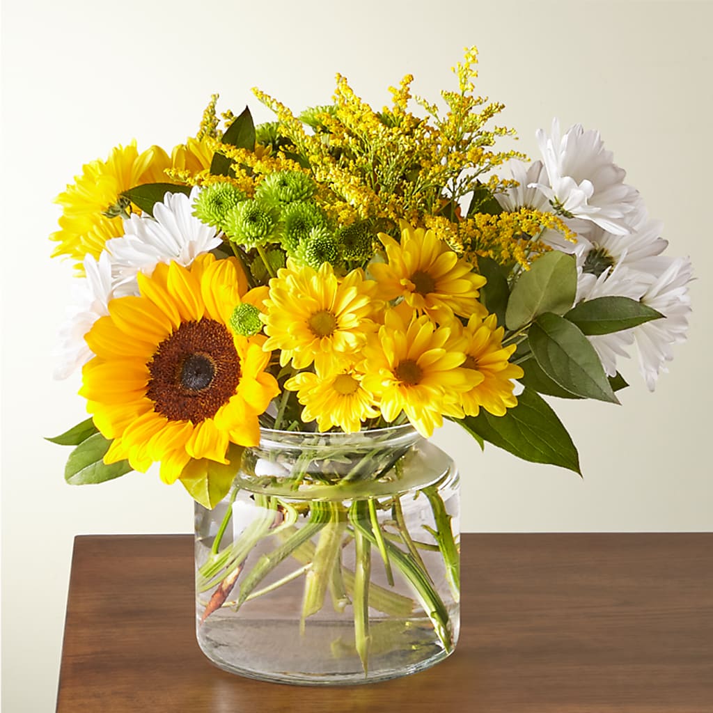 Hello Sunshine Bouquet – HOMETOWN TREASURES FLORAL & GIFTS, Morris OK