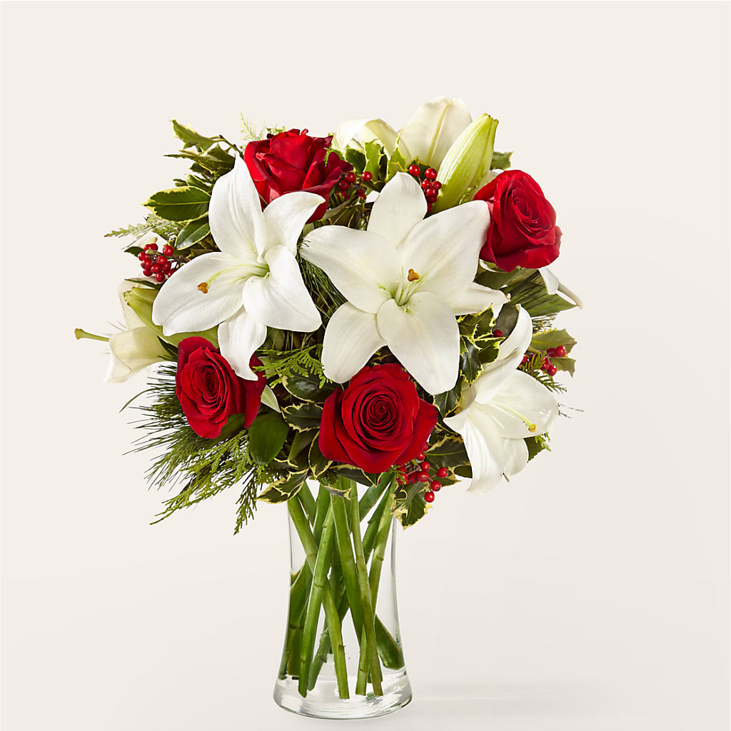 Sparkling Snowflakes Bouquet – HOMETOWN TREASURES FLORAL & GIFTS, Morris OK