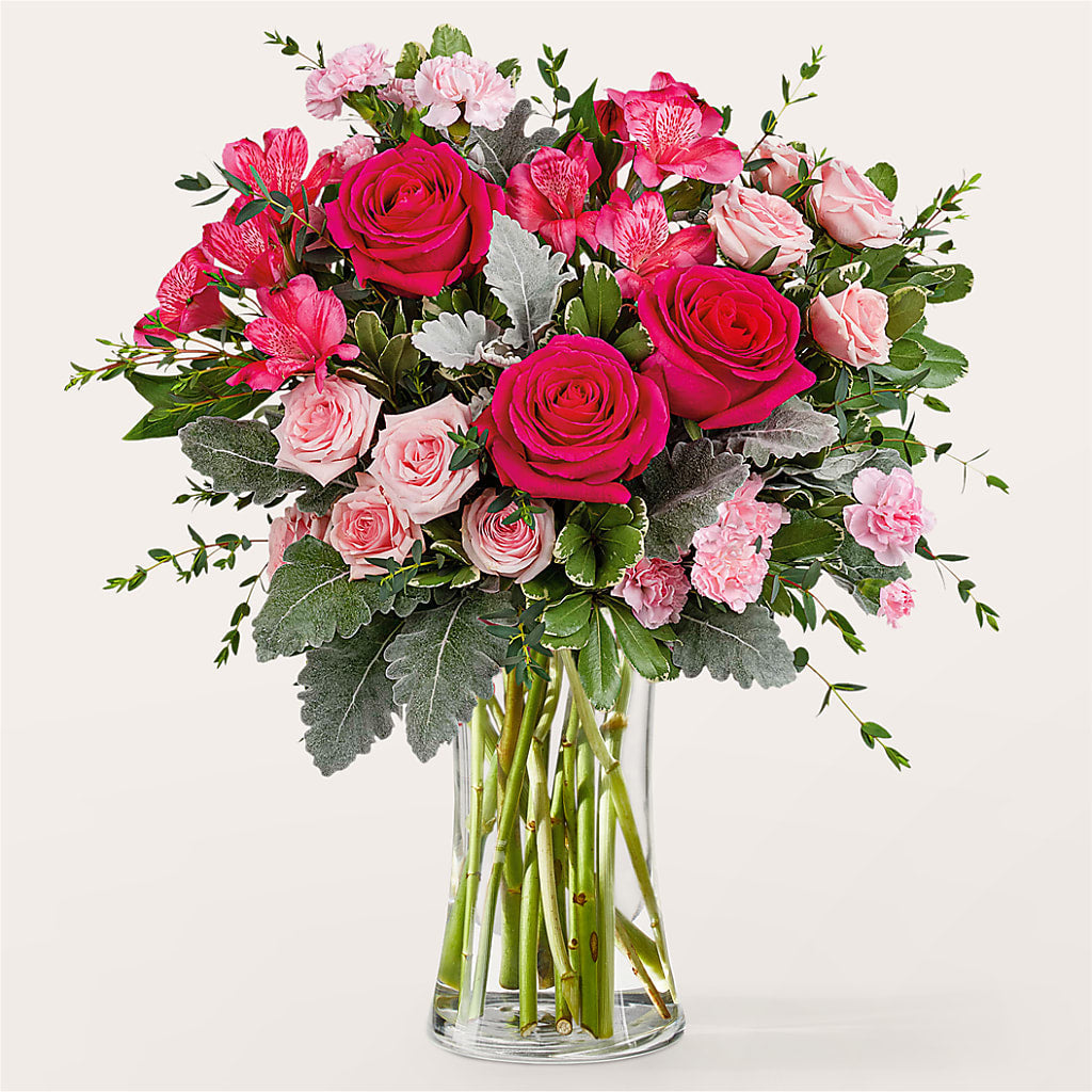 Tickled Pink Bouquet – HOMETOWN TREASURES FLORAL & GIFTS, Morris OK