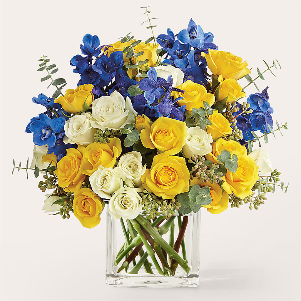 Sparkling Citrine Bouquet – HOMETOWN TREASURES FLORAL & GIFTS, Morris OK