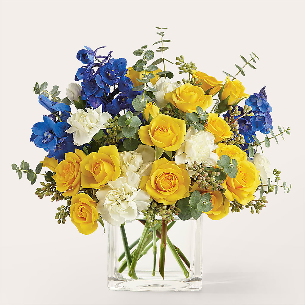 Sparkling Citrine Bouquet – HOMETOWN TREASURES FLORAL & GIFTS, Morris OK