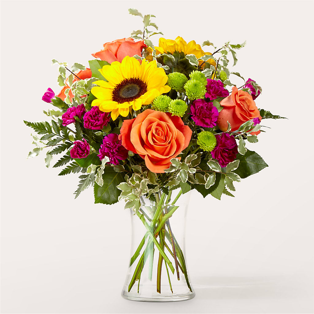 Warmth & Light Bouquet – HOMETOWN TREASURES FLORAL & GIFTS, Morris OK