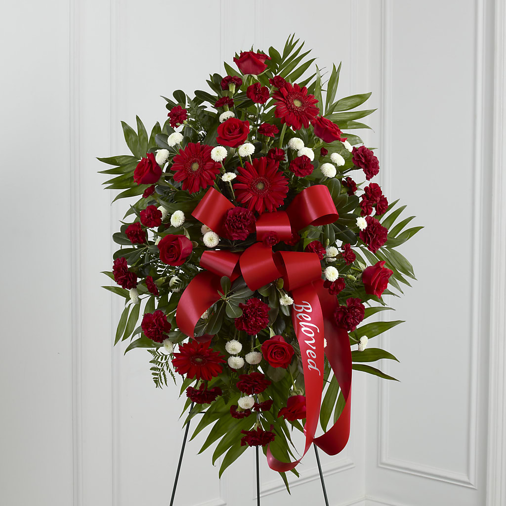 Treasured Memories Standing Spray – HOMETOWN TREASURES FLORAL & GIFTS, Morris OK