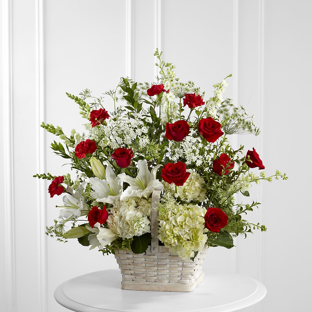 In Loving Memory Arrangement – HOMETOWN TREASURES FLORAL & GIFTS, Morris OK