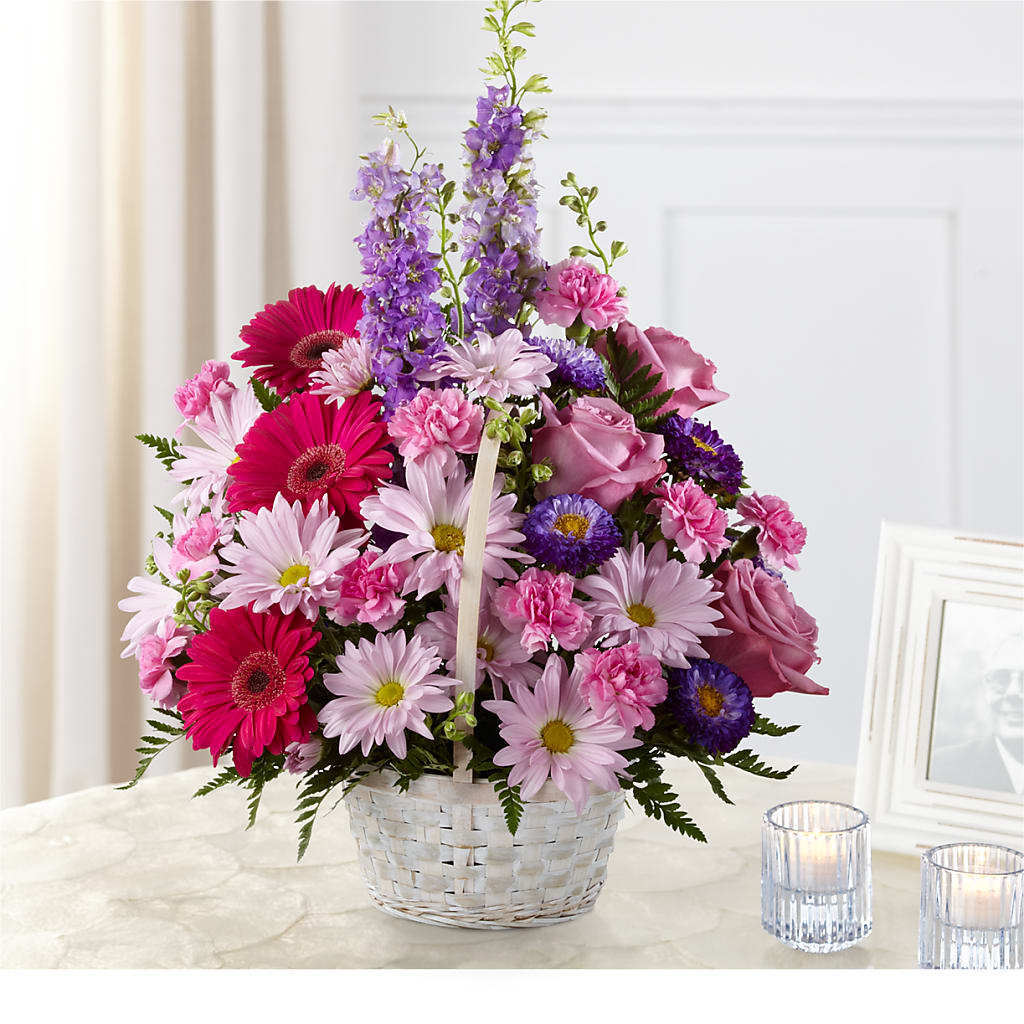 Pastel Peace Basket – HOMETOWN TREASURES FLORAL & GIFTS, Morris OK
