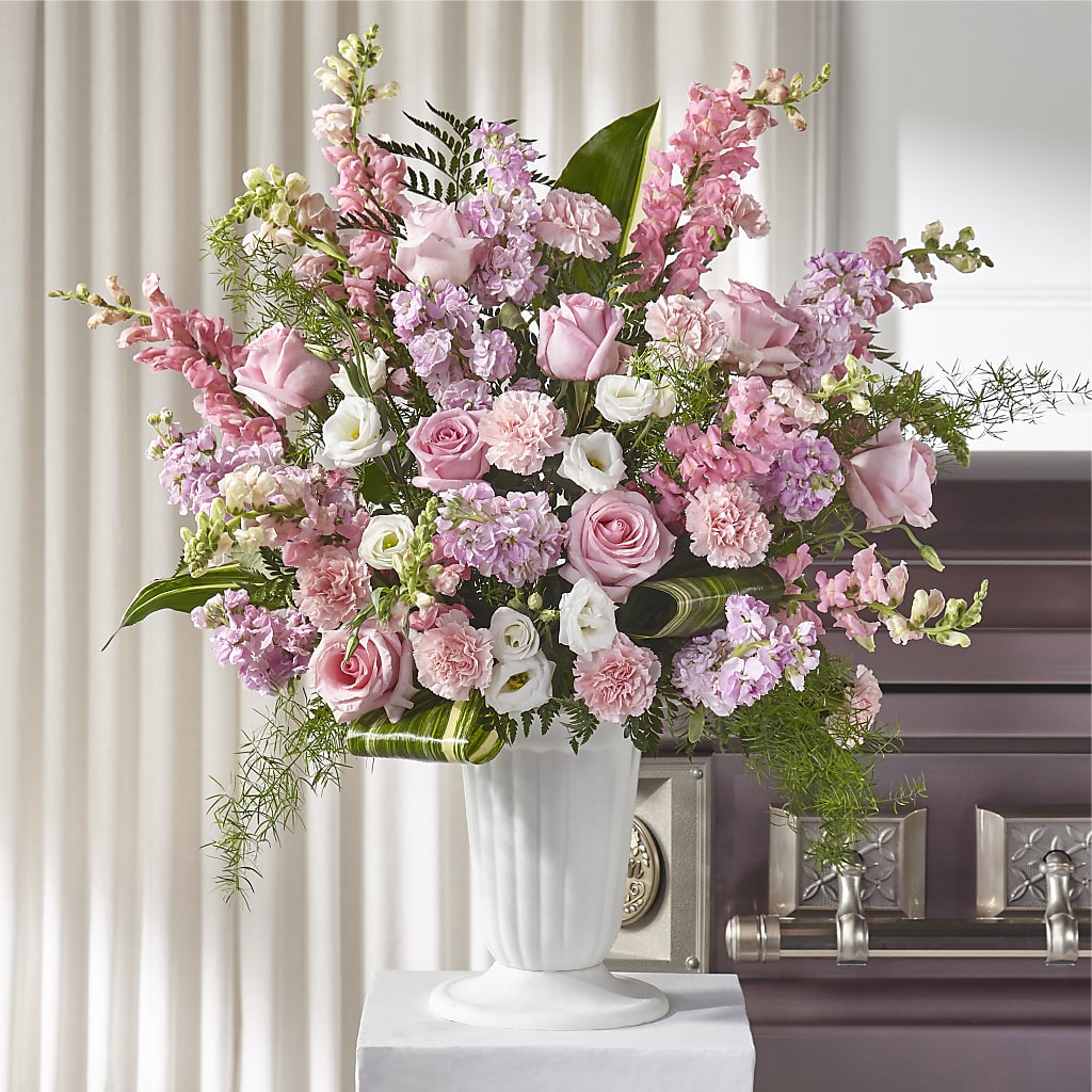 Divine Comfort Arrangement – HOMETOWN TREASURES FLORAL & GIFTS, Morris OK
