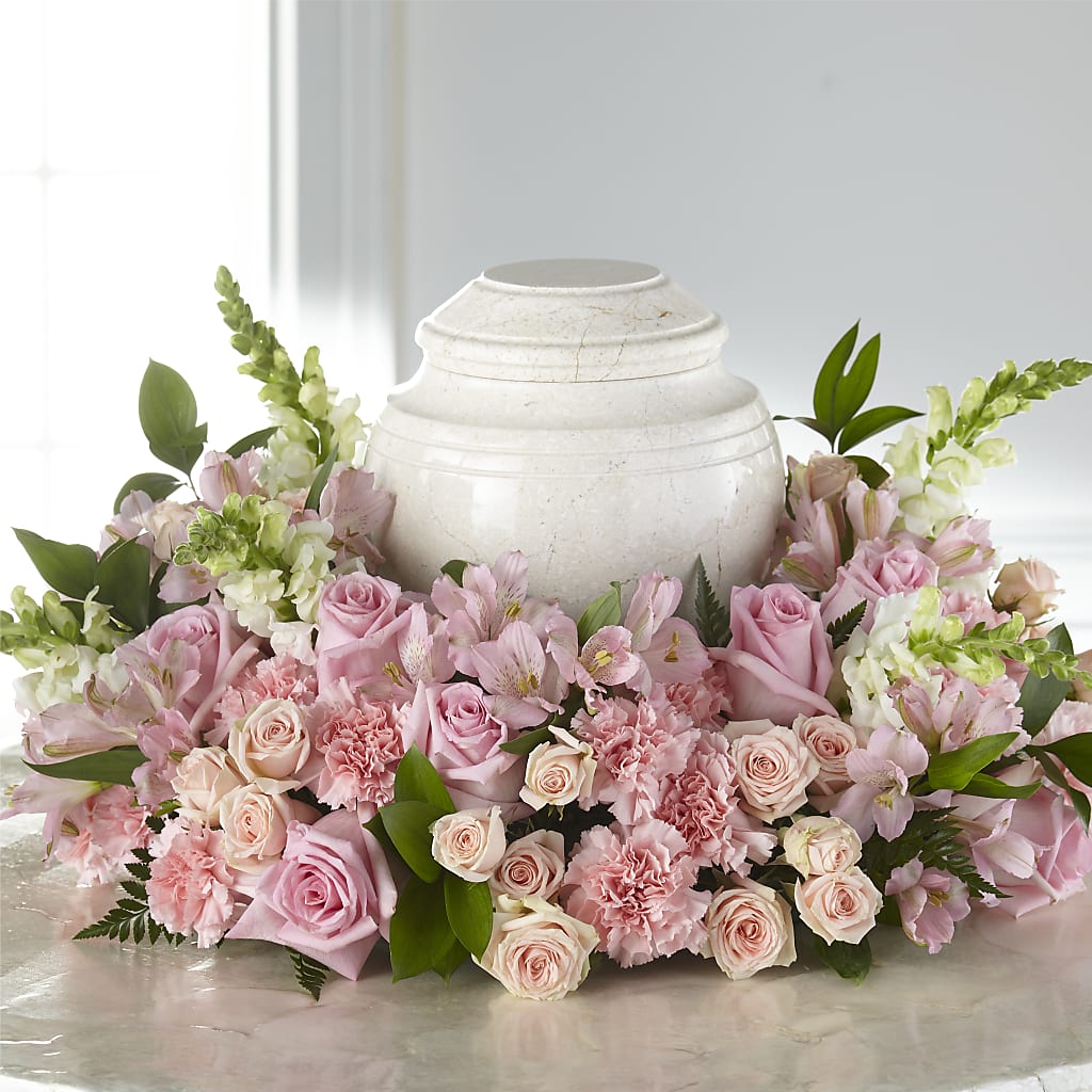 Blooms of Hope Cremation Adornment – HOMETOWN TREASURES FLORAL & GIFTS, Morris OK