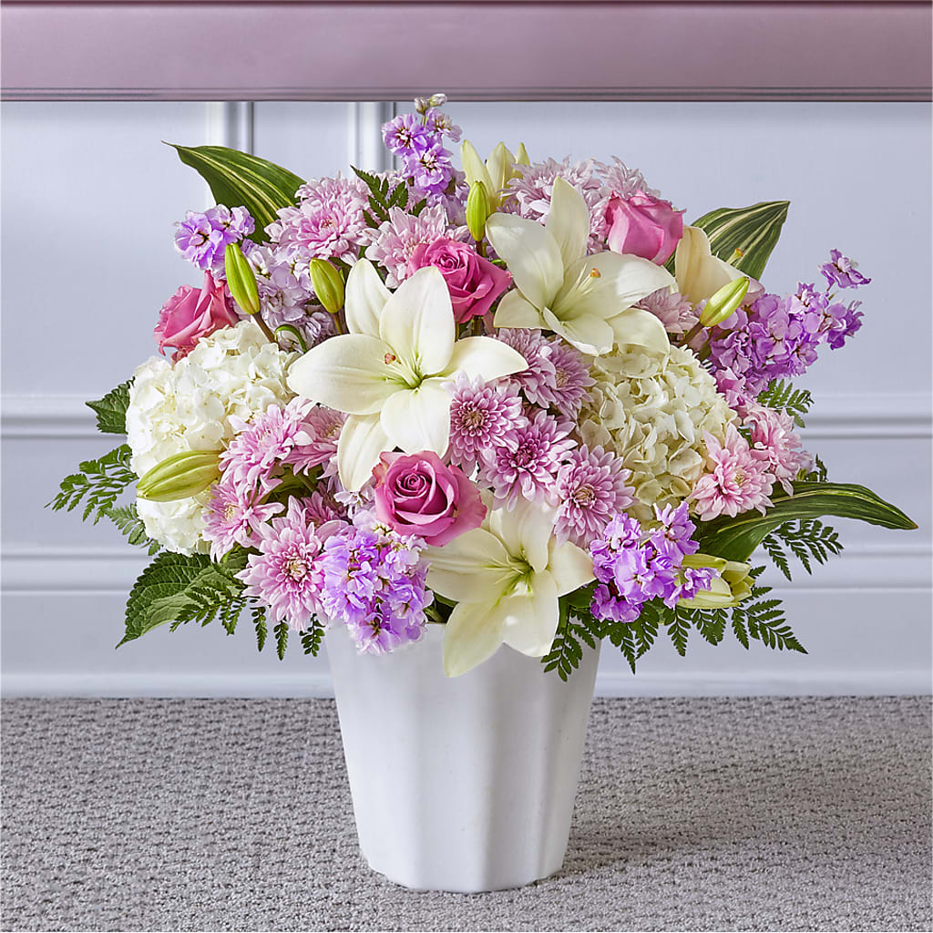 Heaven Sent Floor Basket – HOMETOWN TREASURES FLORAL & GIFTS, Morris OK