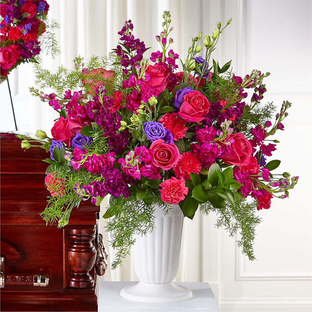 Eternal Day Arrangement – HOMETOWN TREASURES FLORAL & GIFTS, Morris OK