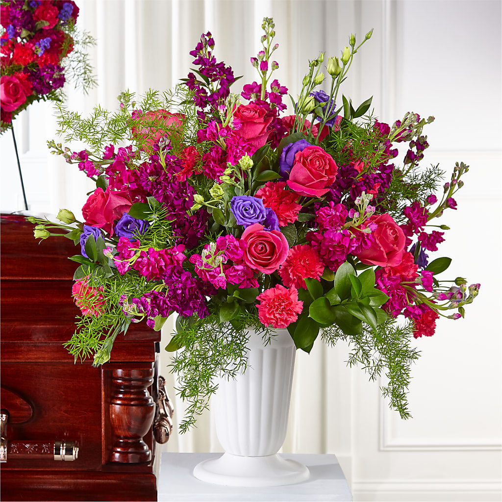 Eternal Day Arrangement – HOMETOWN TREASURES FLORAL & GIFTS, Morris OK