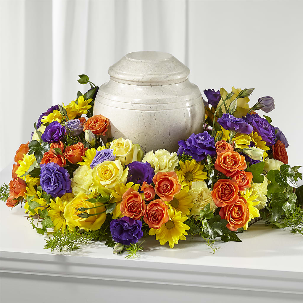 Blossoms of Remembrance Cremation Adornment – HOMETOWN TREASURES FLORAL & GIFTS, Morris OK
