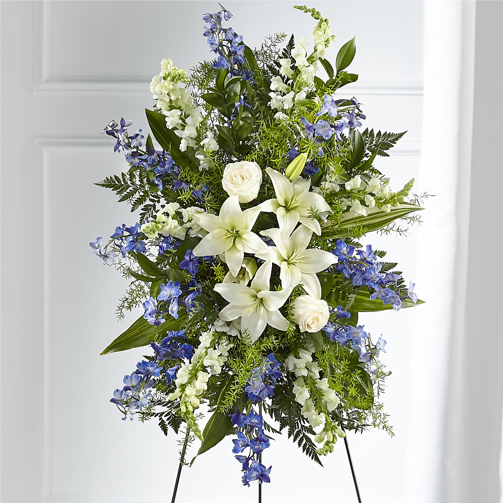 Faithful Friend Standing Spray – HOMETOWN TREASURES FLORAL & GIFTS, Morris OK