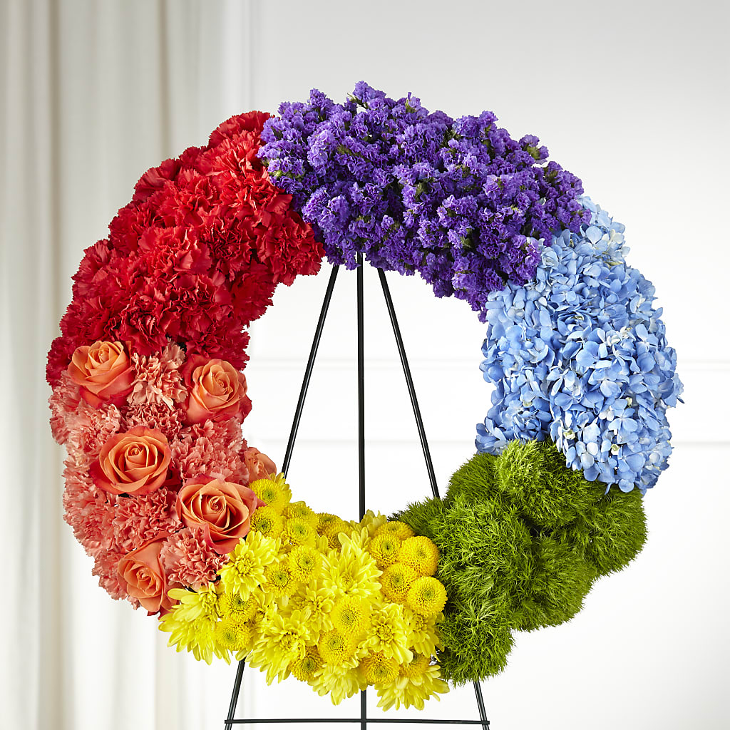 Circle of Love Wreath – HOMETOWN TREASURES FLORAL & GIFTS, Morris OK