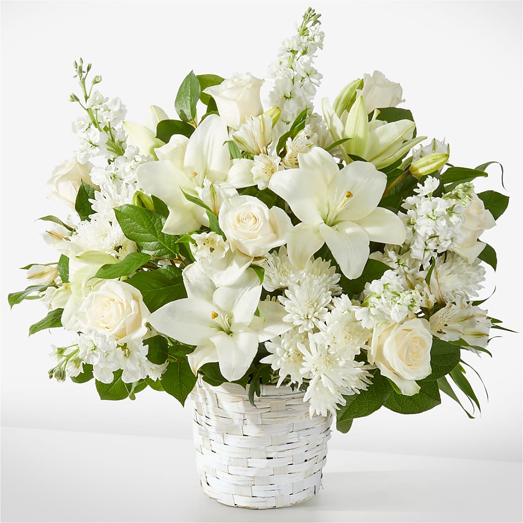 Peaceful Reflections Arrangement – HOMETOWN TREASURES FLORAL & GIFTS, Morris OK