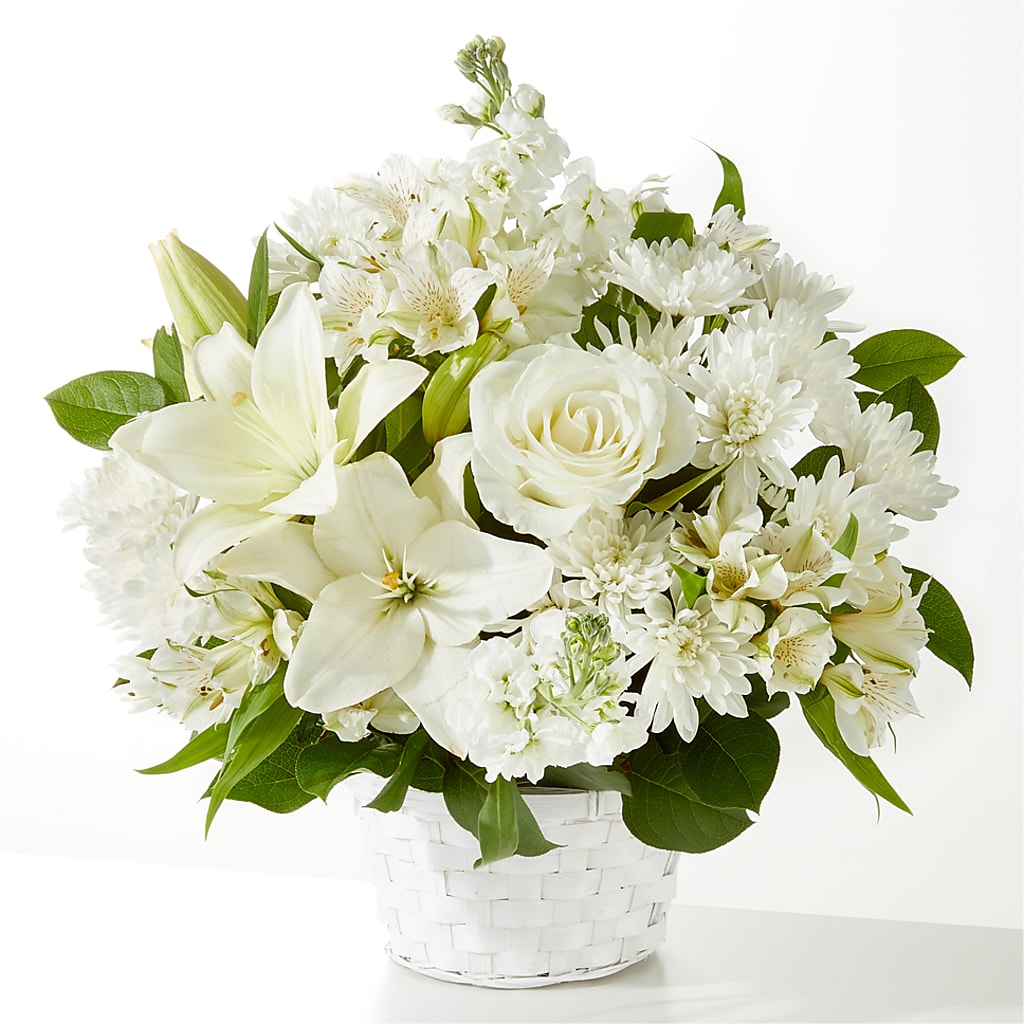 Peaceful Reflections Arrangement – HOMETOWN TREASURES FLORAL & GIFTS, Morris OK