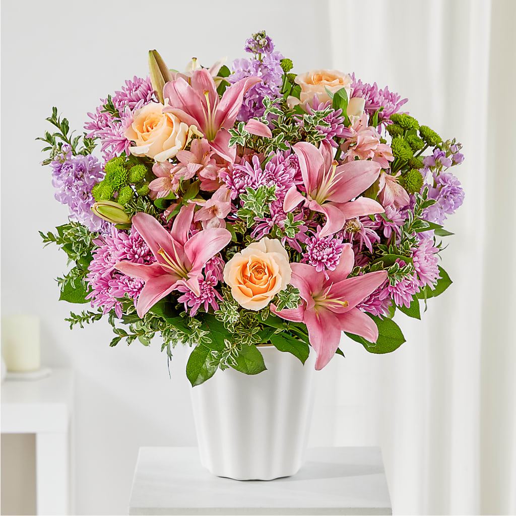 Supportive Embrace Tabletop Basket – HOMETOWN TREASURES FLORAL & GIFTS, Morris OK