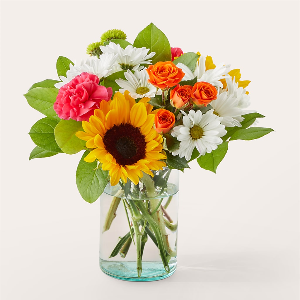 Sun-drenched Blooms Bouquet – HOMETOWN TREASURES FLORAL & GIFTS, Morris OK