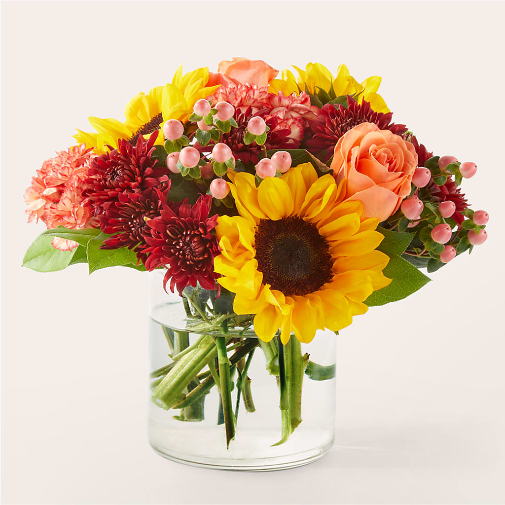 September Sunset Bouquet – HOMETOWN TREASURES FLORAL & GIFTS, Morris OK