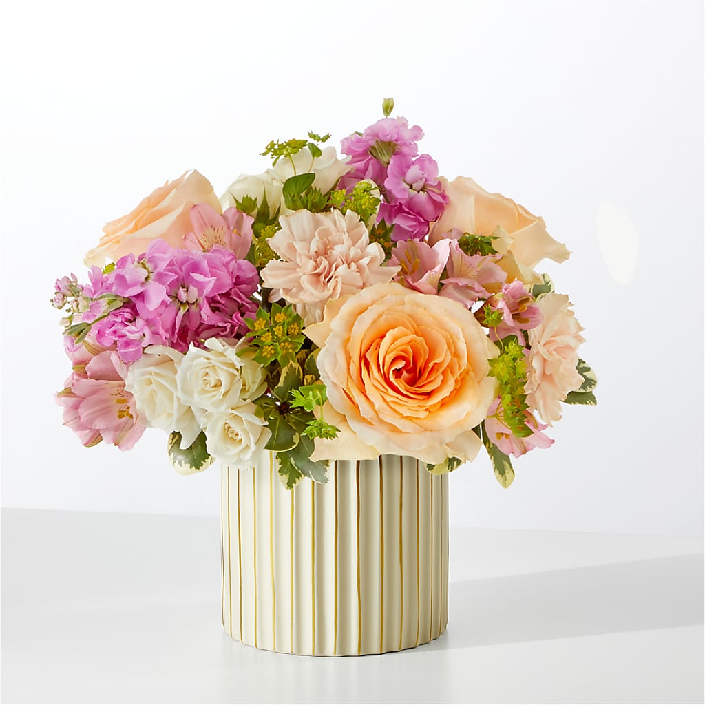 Paradise Bouquet with Ivory Vase – HOMETOWN TREASURES FLORAL & GIFTS, Morris OK