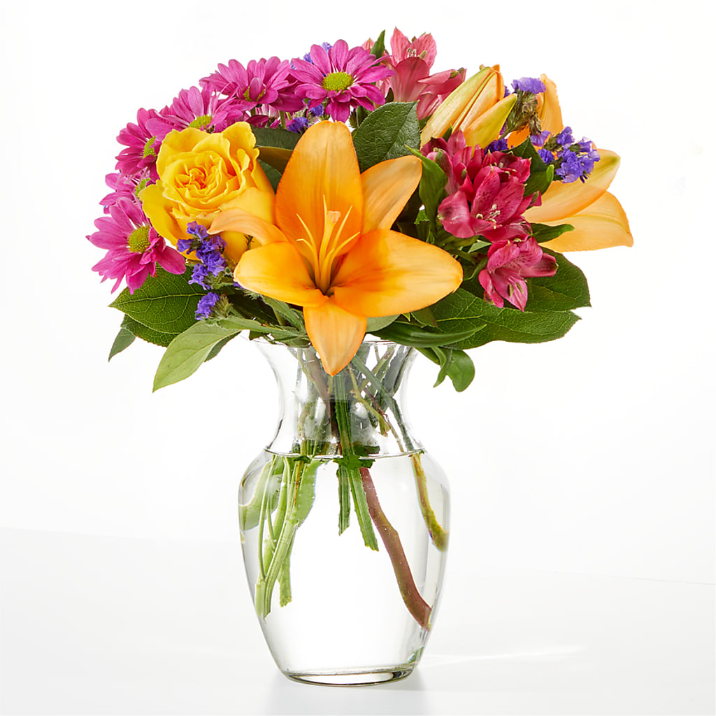 Colorful Visions Bouquet – HOMETOWN TREASURES FLORAL & GIFTS, Morris OK