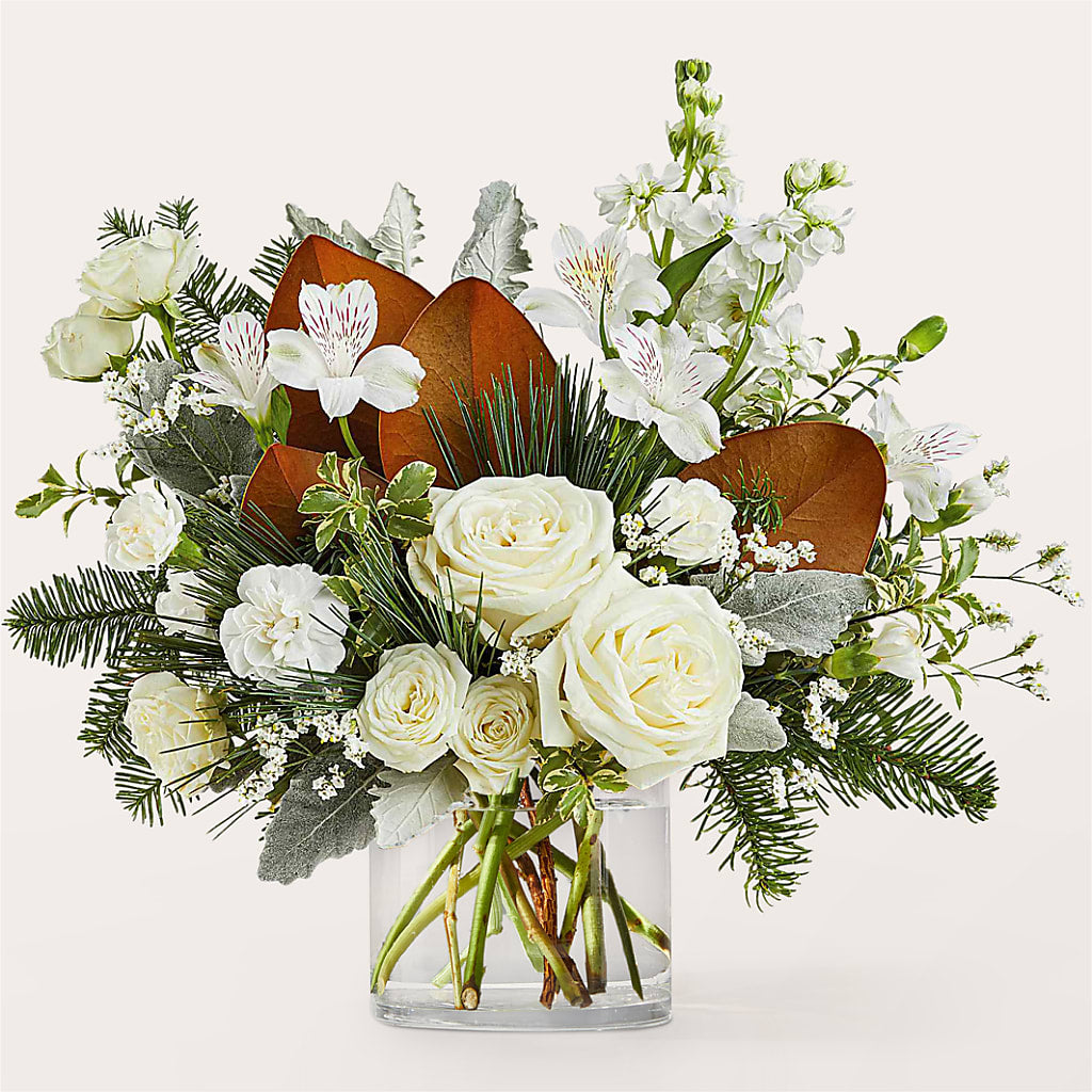 Fresh Snowfall Bouquet – HOMETOWN TREASURES FLORAL & GIFTS, Morris OK