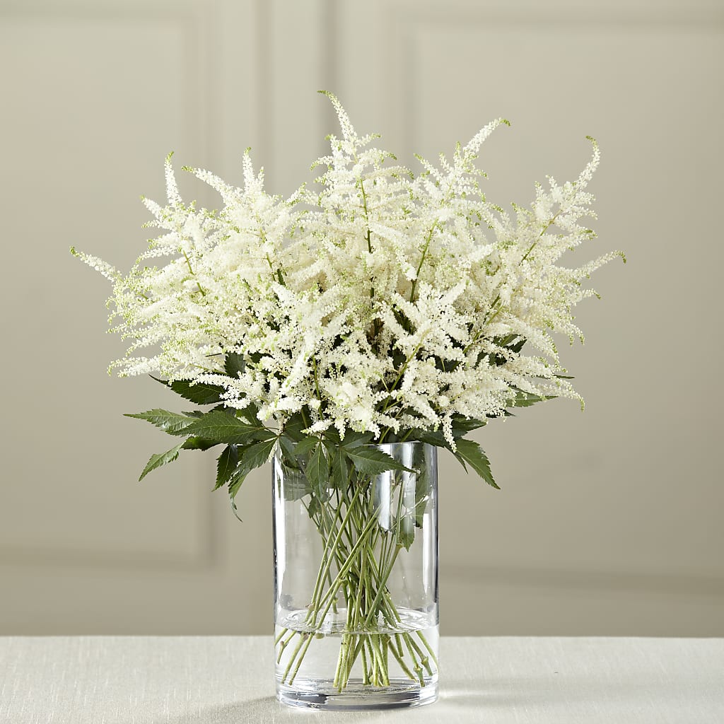 White Astilbe Bouquet – HOMETOWN TREASURES FLORAL & GIFTS, Morris OK