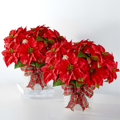 Happiest Holidays Poinsettia Bundle – HOMETOWN TREASURES FLORAL & GIFTS, Morris OK