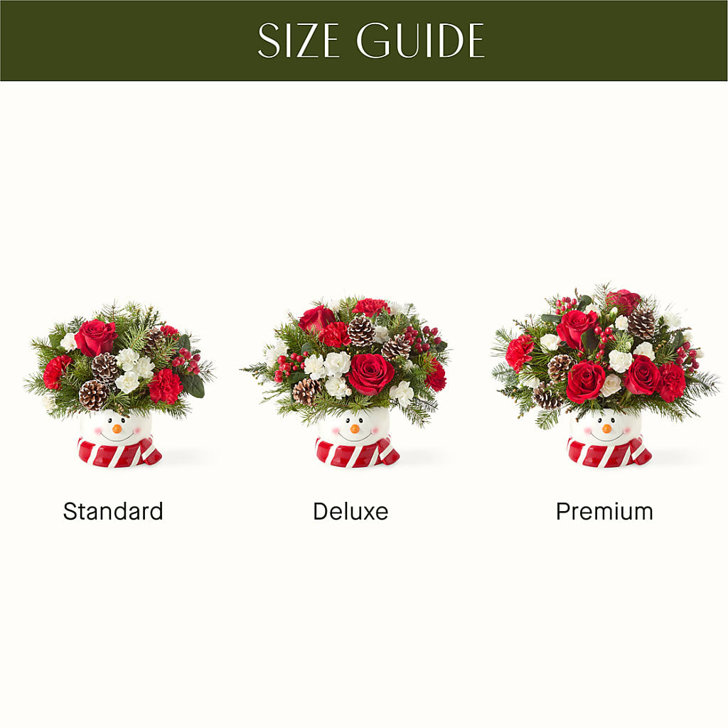 Jolly Snowman Bouquet – HOMETOWN TREASURES FLORAL & GIFTS, Morris OK
