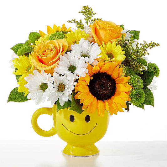 Be Happy Bouquet – HOMETOWN TREASURES FLORAL & GIFTS, Morris OK