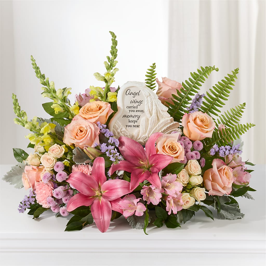 Gentle Light Arrangement – HOMETOWN TREASURES FLORAL & GIFTS, Morris OK