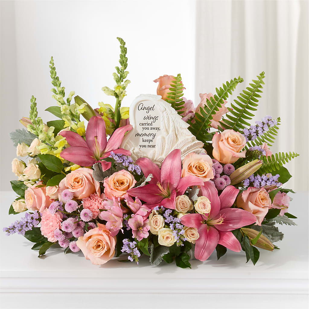 Gentle Light Arrangement – HOMETOWN TREASURES FLORAL & GIFTS, Morris OK