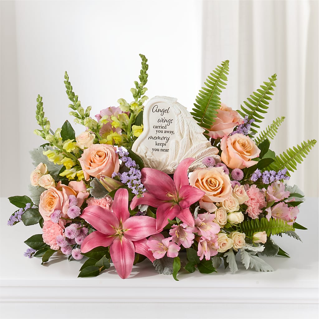 Gentle Light Arrangement – HOMETOWN TREASURES FLORAL & GIFTS, Morris OK