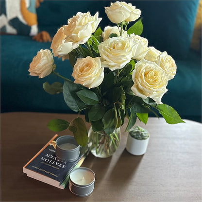 Long Stem Yellow Rose Bouquet – HOMETOWN TREASURES FLORAL & GIFTS, Morris OK