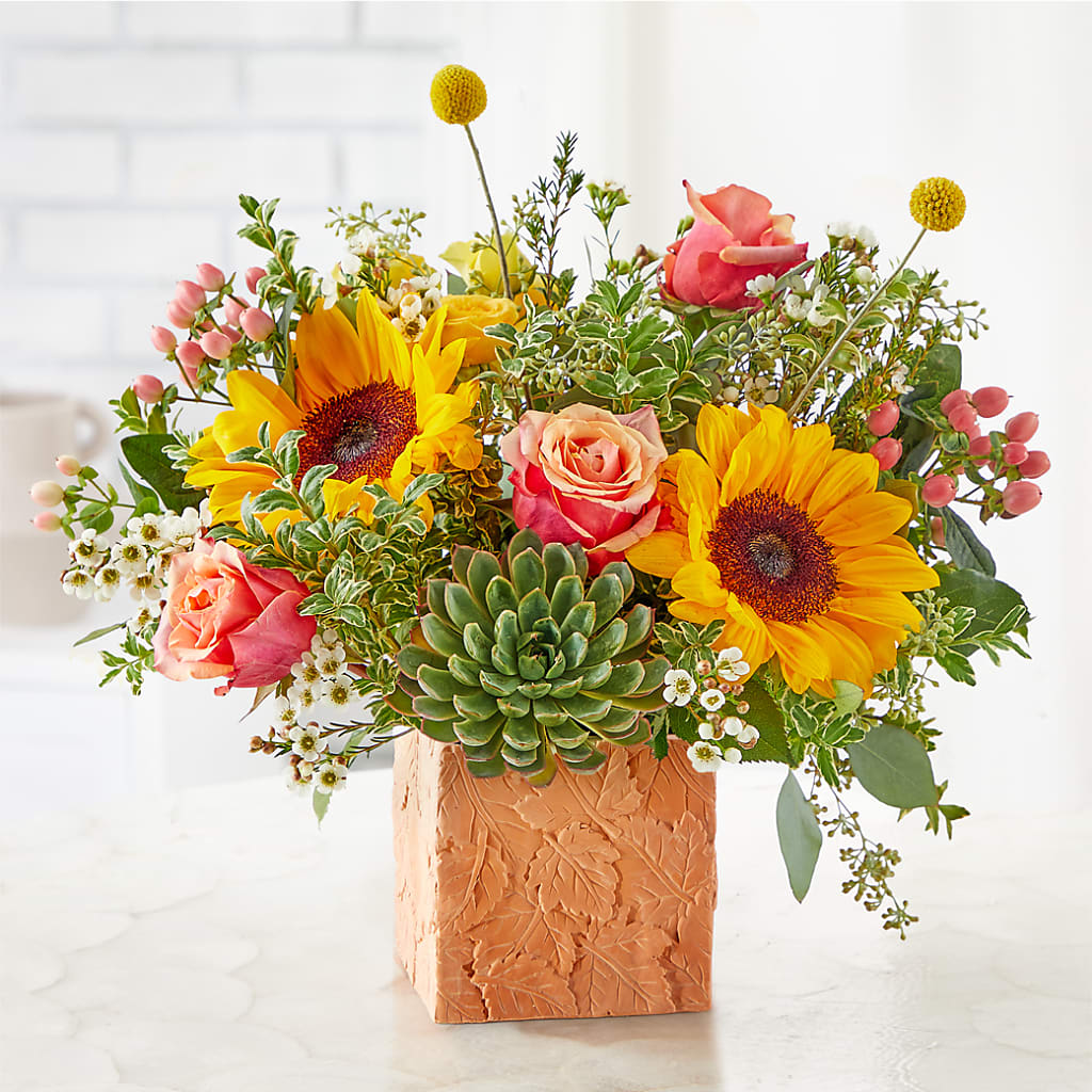 Sunflower Season Bouquet – HOMETOWN TREASURES FLORAL & GIFTS, Morris OK