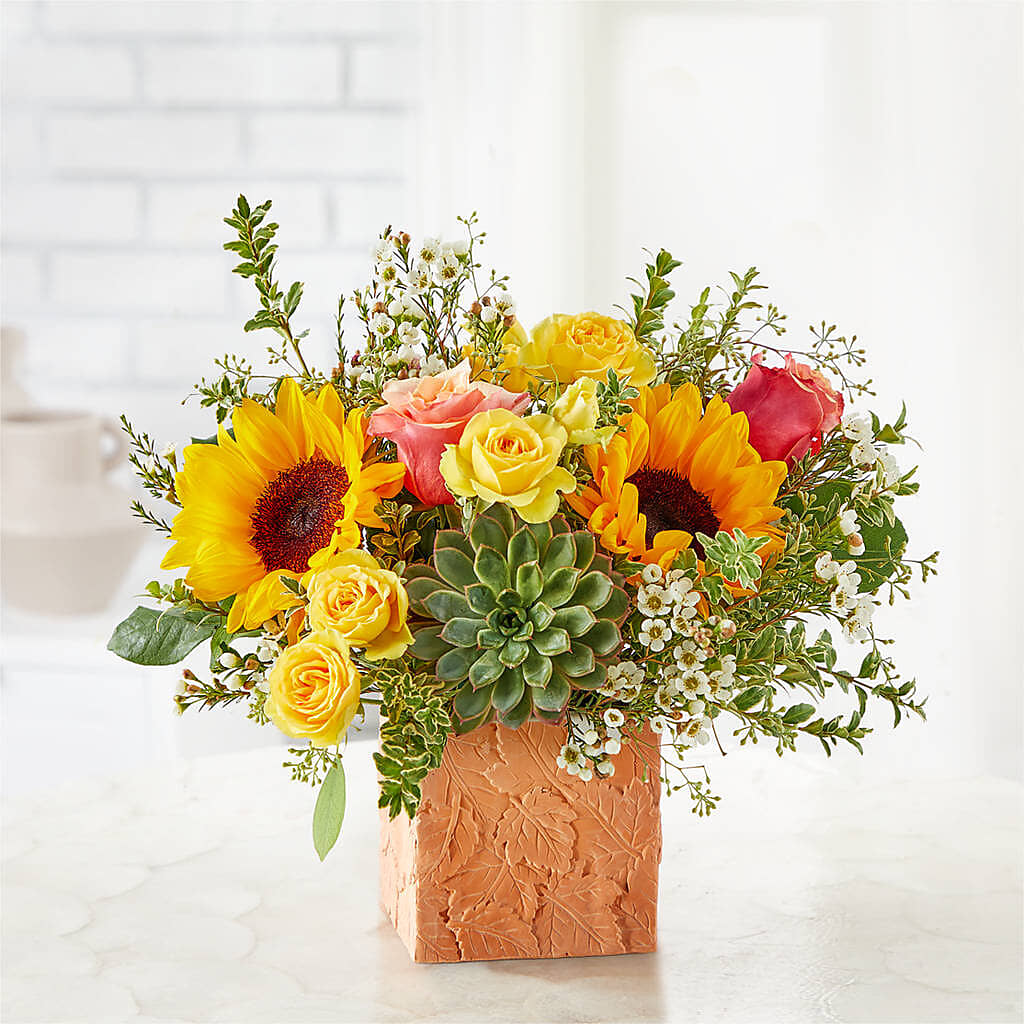 Sunflower Season Bouquet – HOMETOWN TREASURES FLORAL & GIFTS, Morris OK
