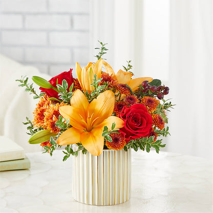 Scarlet Skies Bouquet – HOMETOWN TREASURES FLORAL & GIFTS, Morris OK