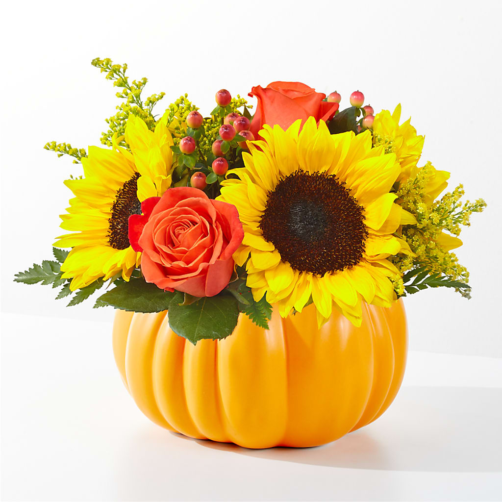 Pick of the Patch Pumpkin Bouquet – HOMETOWN TREASURES FLORAL & GIFTS, Morris OK