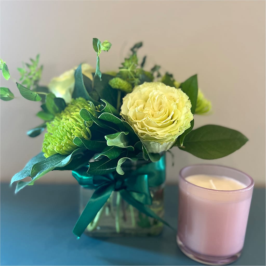 Emerald Forest Bouquet – HOMETOWN TREASURES FLORAL & GIFTS, Morris OK