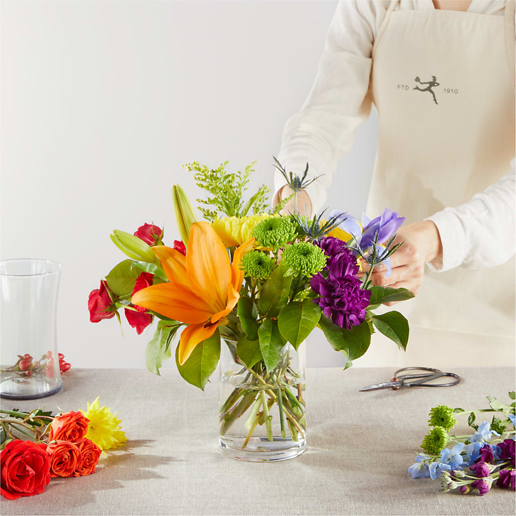 Summer Spectra - A Florist Original – HOMETOWN TREASURES FLORAL & GIFTS, Morris OK