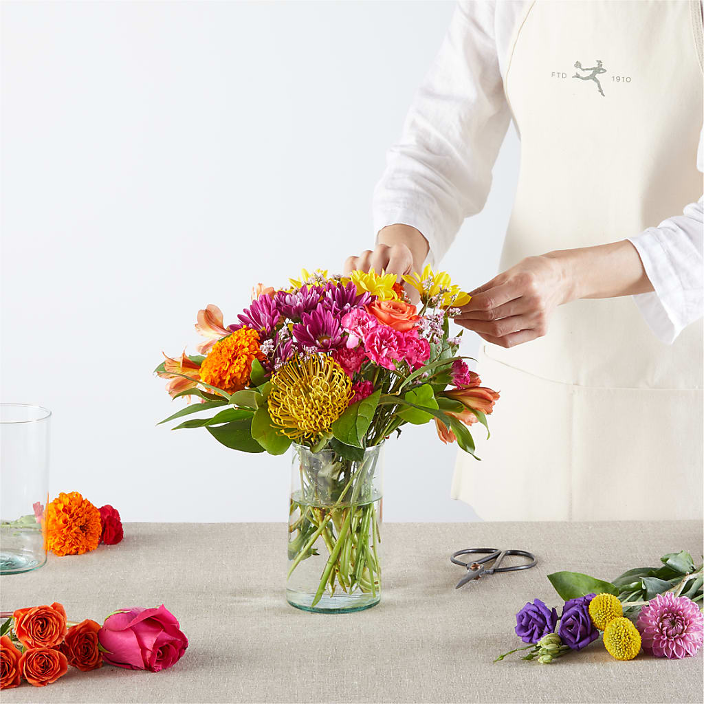 Feast of Color – A Florist Original – HOMETOWN TREASURES FLORAL & GIFTS, Morris OK