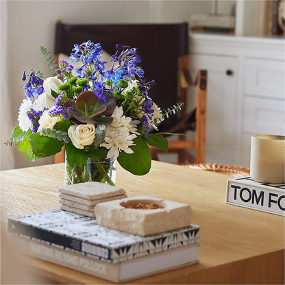 Cerulean Waves Bouquet – HOMETOWN TREASURES FLORAL & GIFTS, Morris OK