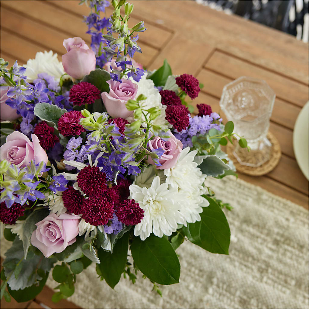 Violet Frost Bouquet – HOMETOWN TREASURES FLORAL & GIFTS, Morris OK