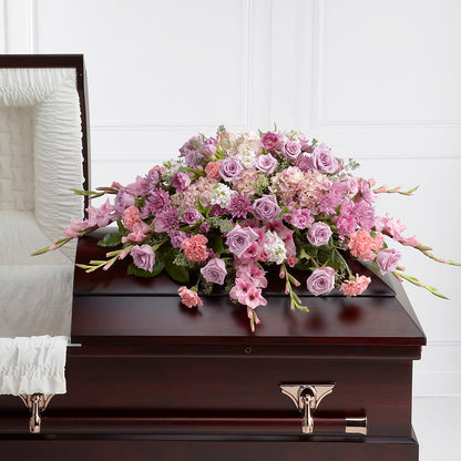 Immorata Casket Spray – HOMETOWN TREASURES FLORAL & GIFTS, Morris OK