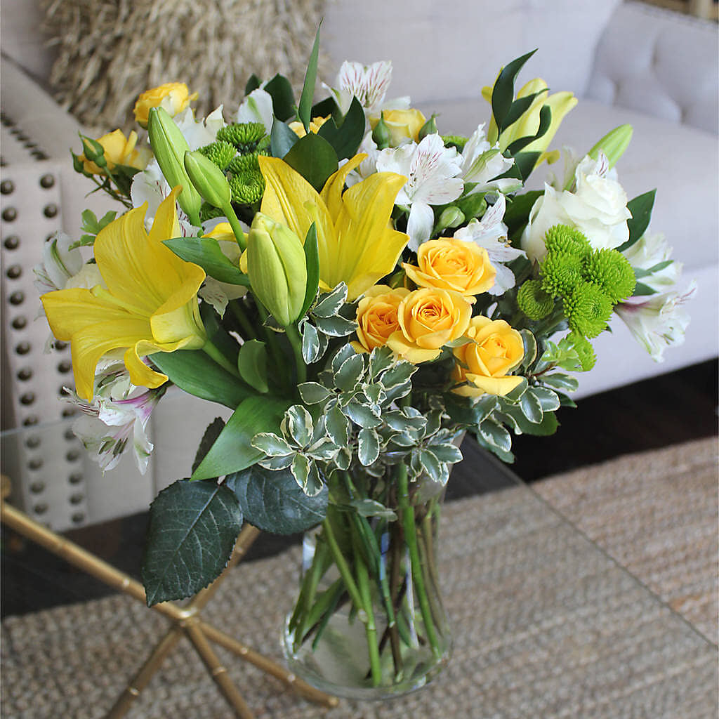 Hope & Serenity Bouquet – HOMETOWN TREASURES FLORAL & GIFTS, Morris OK
