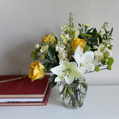 Hope & Serenity Bouquet – HOMETOWN TREASURES FLORAL & GIFTS, Morris OK