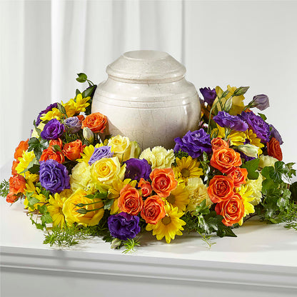 Blossoms of Remembrance Cremation Adornment – HOMETOWN TREASURES FLORAL & GIFTS, Morris OK